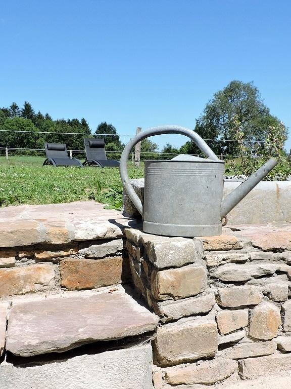 Vakantieboerderij Ferme Le Bleuet Ohey Buitenkant foto